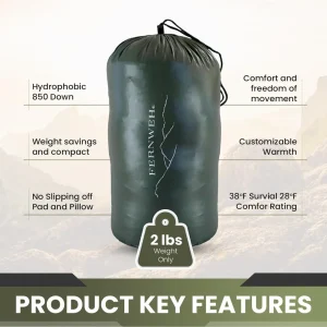 Ultralight 850 Fill Down Sleeping Bag